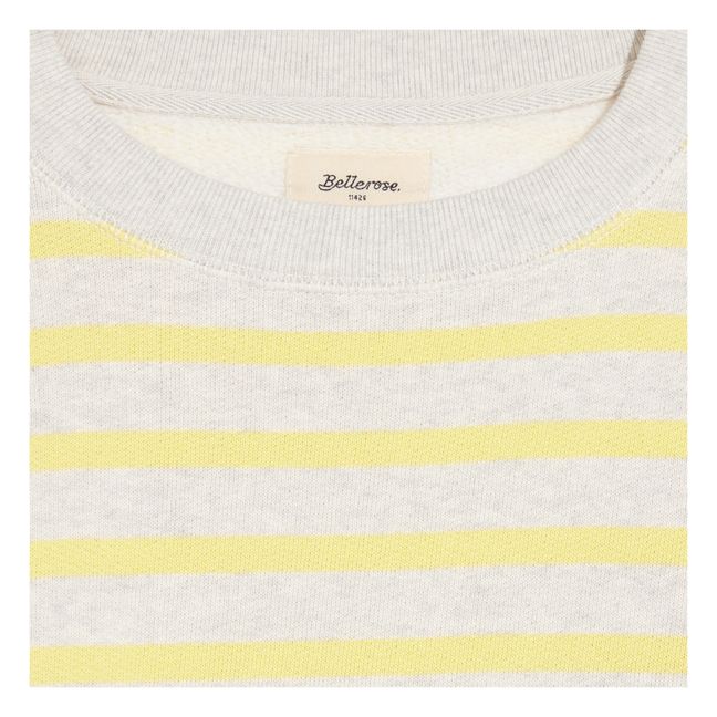 Sweat Fadol Rayures | Gris Jaspeado