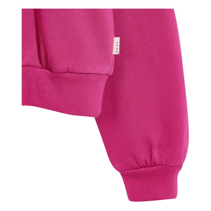 Fajo plain sweatshirt | Cherry red- Product image n°2
