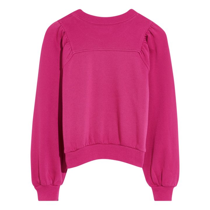 Fajo plain sweatshirt | Cherry red- Product image n°3