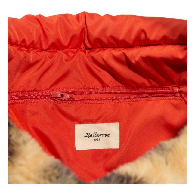 Hailee Furry Shoulder Bag | Beige