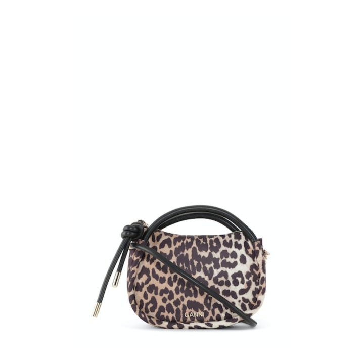 Mini Knot Bag Printed Recycled Materials | Leopard- Product image n°0