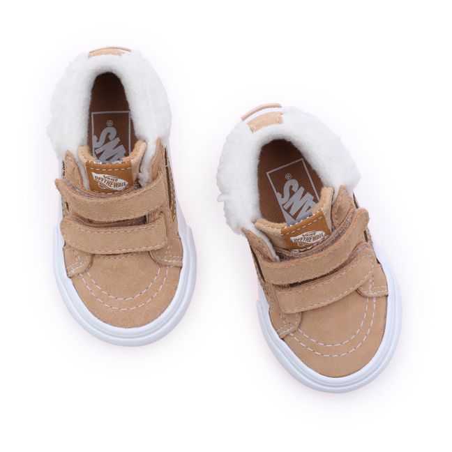 Baskets Scratchs SK8-Mid Fourrées | Camel