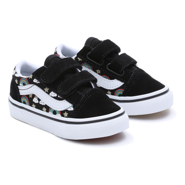 Sneakers Old Skool Rainbow Scratch | Nero