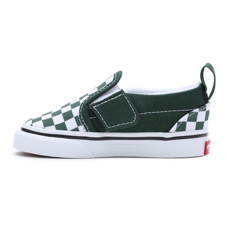 Slip-On Graffi Damier | Verde- Immagine del prodotto n°3