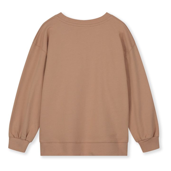 Sweatshirt Bio-Baumwolle | Kamelbraun- Produktbild Nr. 1