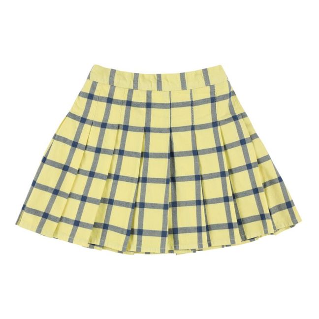 Taven Pleated Skirt | Yellow