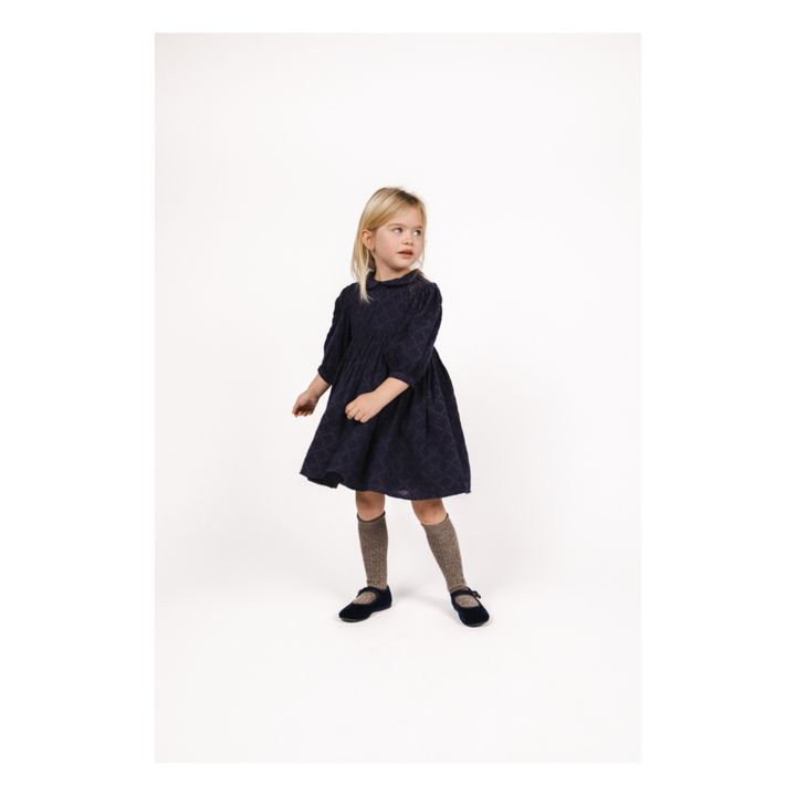 Thea dress | Navy blue- Product image n°1