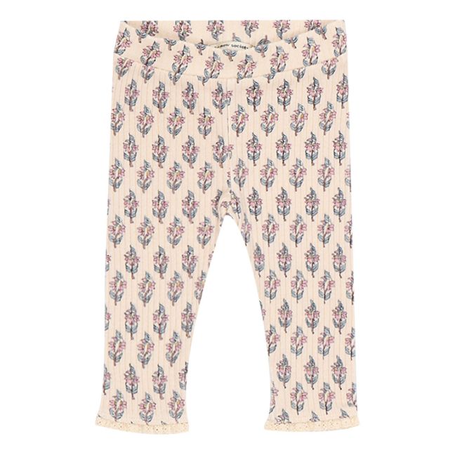 Legging Betsy Lace Coton Responsable | Rose pâle
