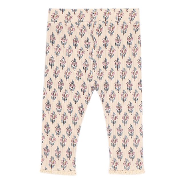 Legging Betsy Lace Coton Responsable | Rose pâle