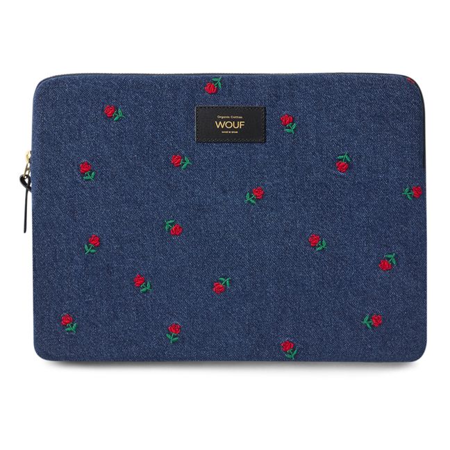 Housse d'ordinateur Amy 13" et 14" en denim | Denim