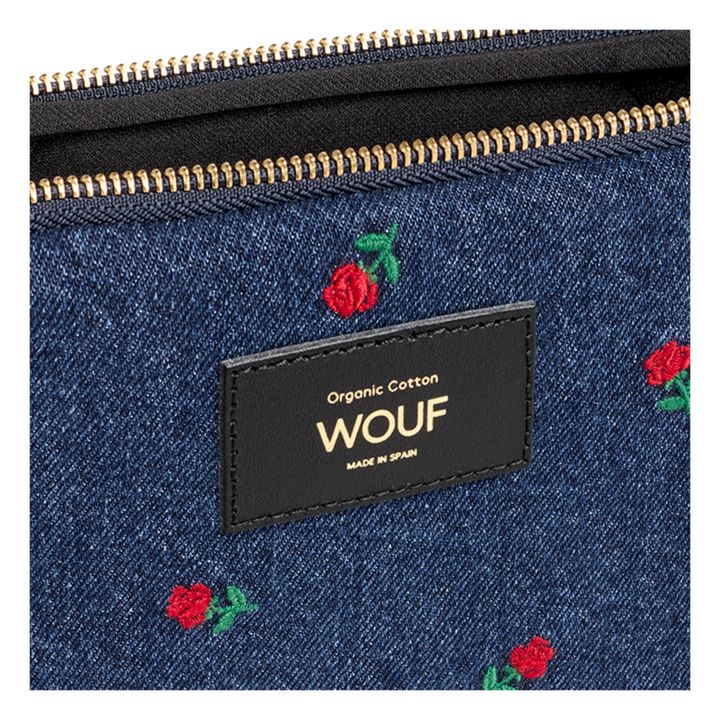 Wouf - Custodia per computer portatile Amy da 13 e 14 pollici in denim -  Demin