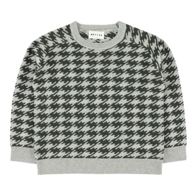 Pullover aus Jacquard-Wolle Tamas | Grau