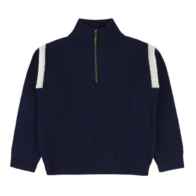 Pullover aus Wolle Tiena | Navy