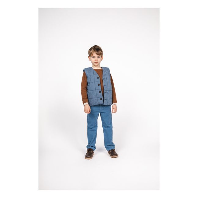 Veste Sans Manche Matelassée Toni | Bleu