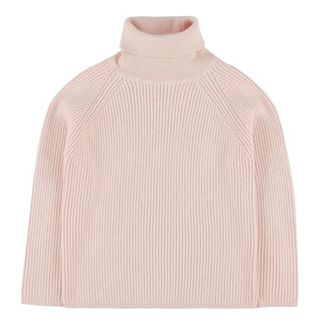 Rollkragenpullover Wolle Rosti | Blassrosa
