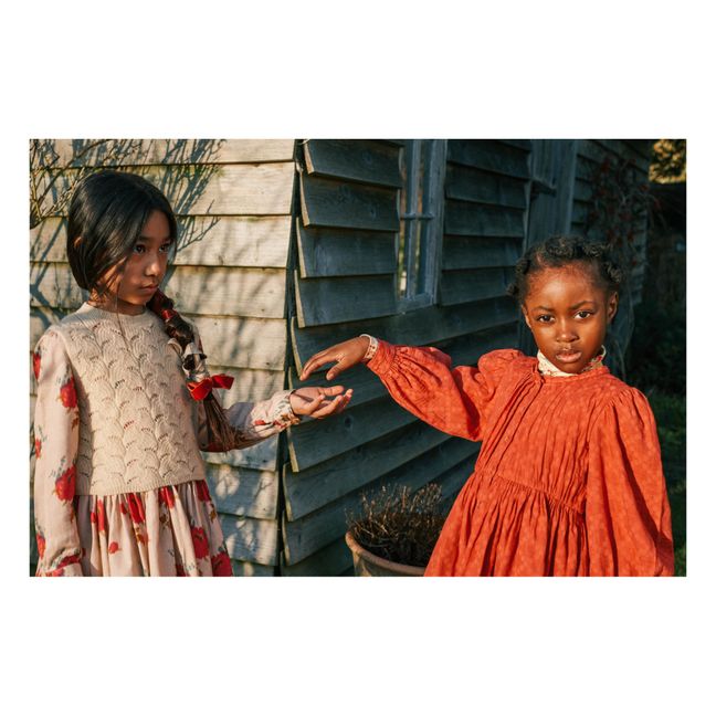 Ärmelloser Pullover aus Alpakawolle Timor | Seidenfarben