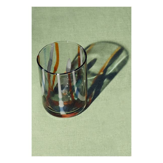 Verre effet tie & dye | Orange