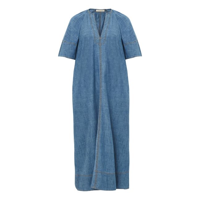 Brooklyn Chambray Dress | Blue