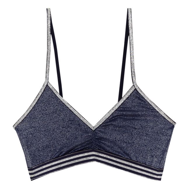 Brassière Georgia Métallisée | Azul Marino
