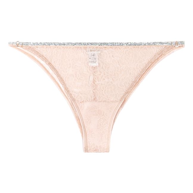 Thea Lace Thong | Blush