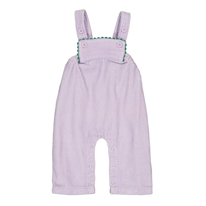 Bubble Corduroy Dungarees | Lilac- Product image n°0
