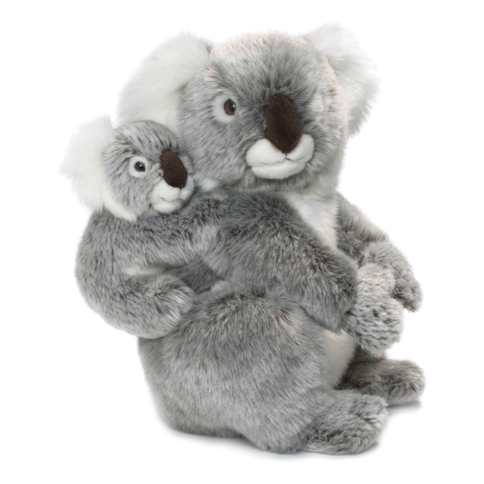 WWF - Peluche Maman Koala et son bébé - Gris