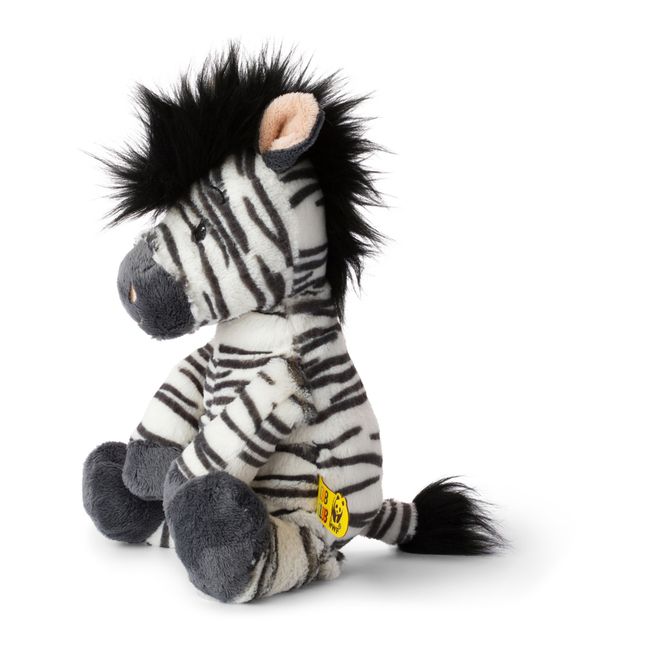Peluche Zigo y le Zèbre | Noir/Blanc