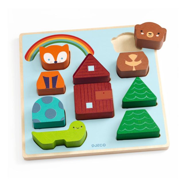 Puzzle relief Match Rainbow