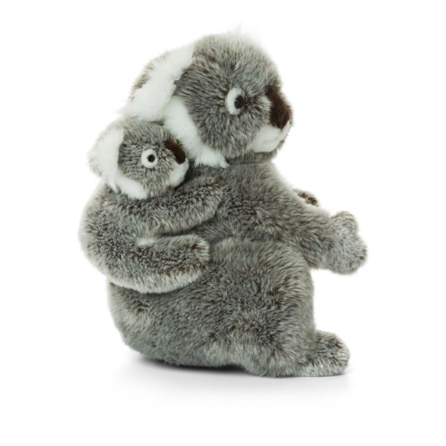 Peluche Maman Koala et son bébé | Gris