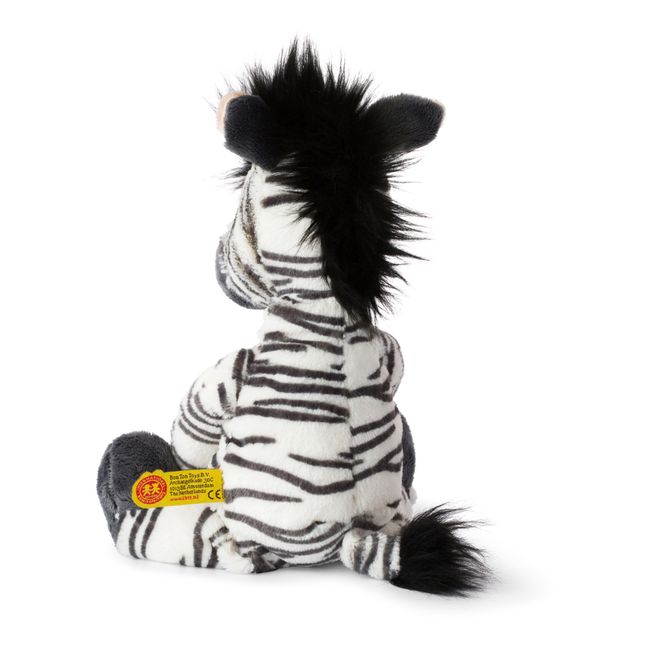 Peluche Zigo y le Zèbre | Noir/Blanc