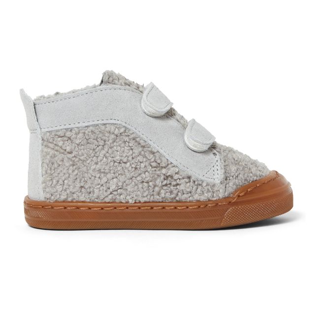 Baskets Shearling Scratchs | Gris