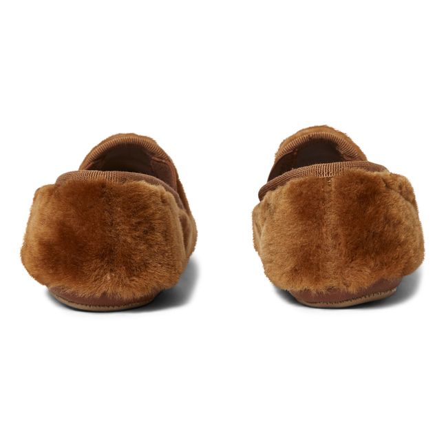 Chaussons Shearling | Marron