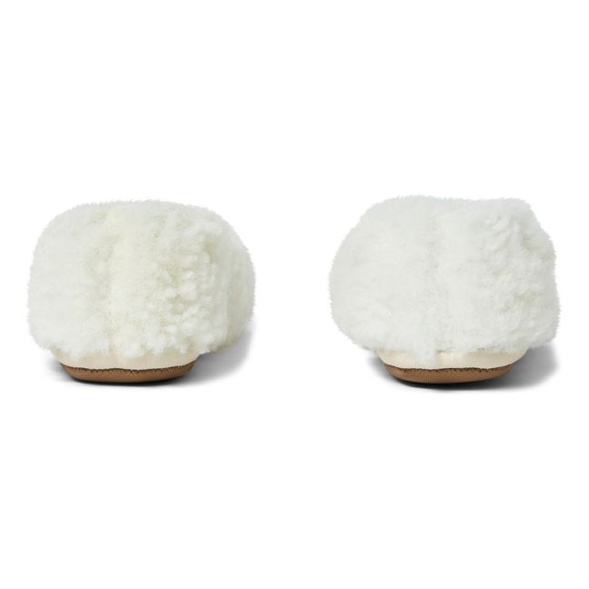 Shearling Elasticated Slippers | Brown