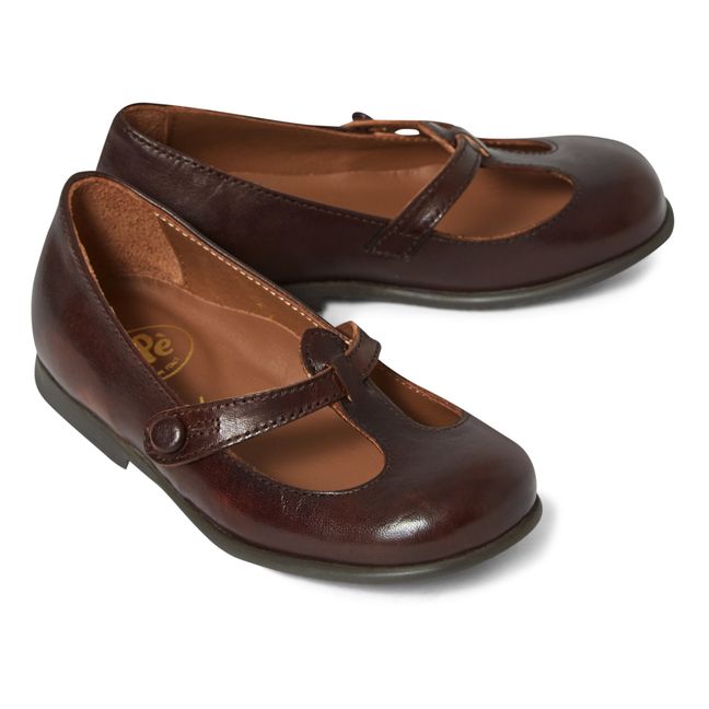 Ballerines Bride | Marron
