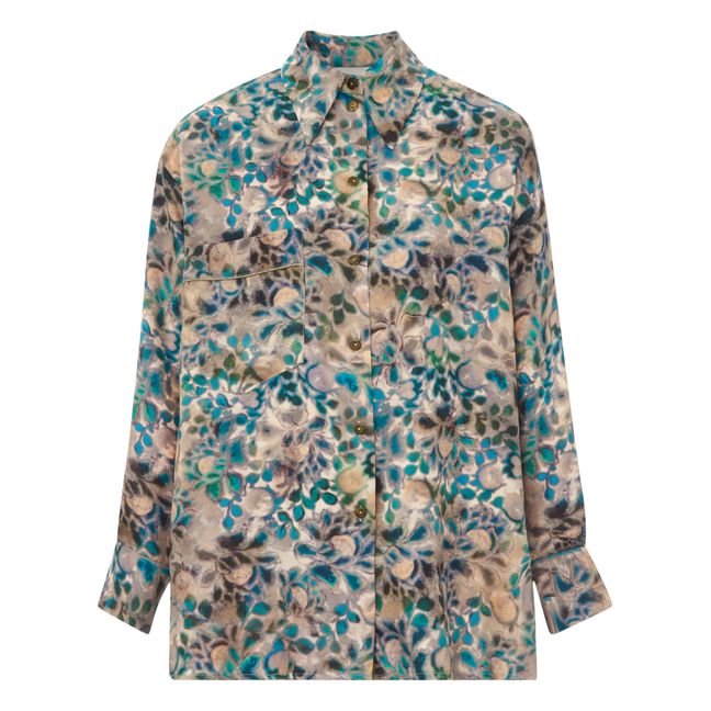 Chemise Berard Imprimée Soie | Grün