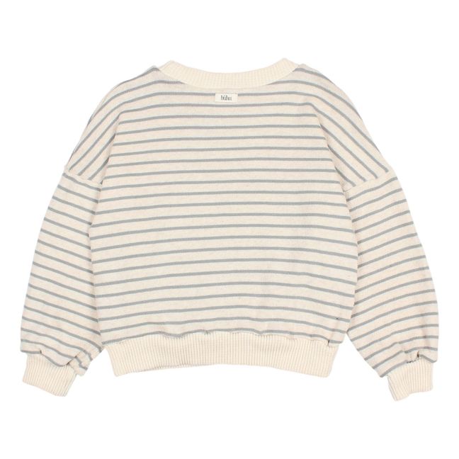 Sweat Rayé | Ecru