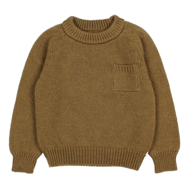 Pull Poche | Vert kaki