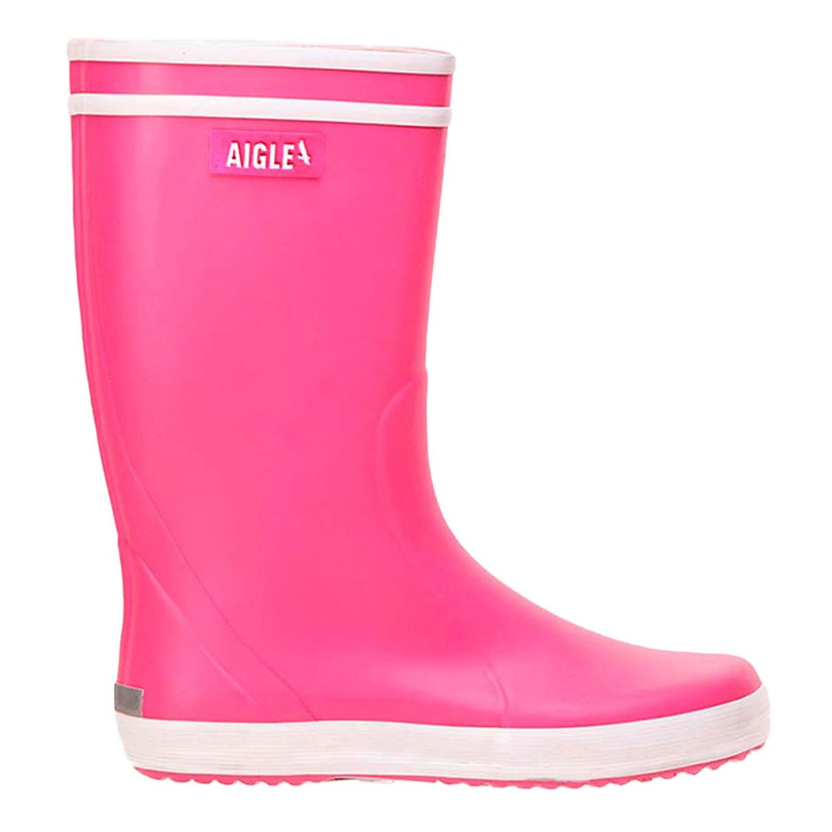 Bottes de pluie fourrées enfant Lolly Pop Giboulée AIGLE® - noir blanc,  Chaussures