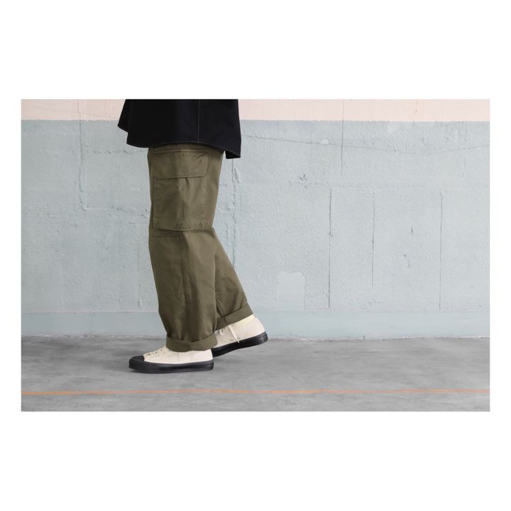Sneakers Low Trainer | Noir/Blanc- Produktbild Nr. 4
