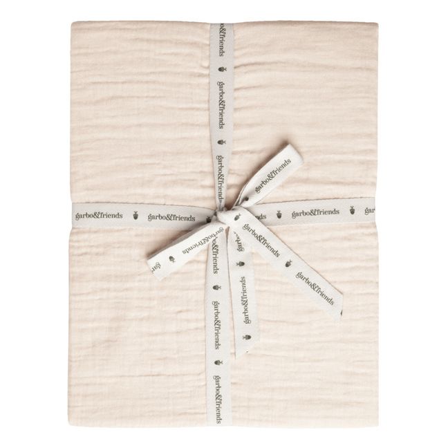 Drap-housse en mousseline de coton | Sable