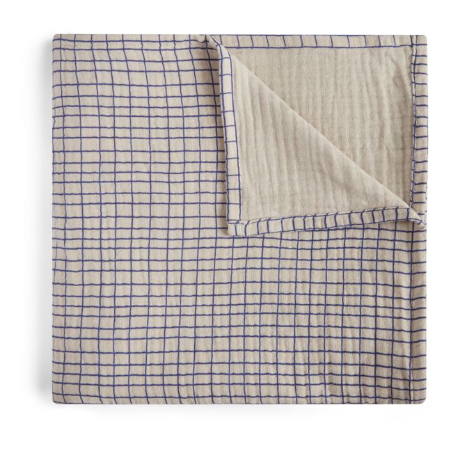 Couverture légère Checks | Cobalt