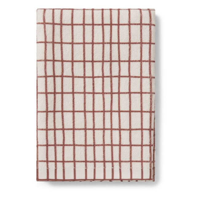 Serviette de bain Checks | Sienne