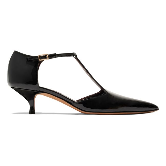 Flattered Fabienne Black Suede Heels 38 - US 8