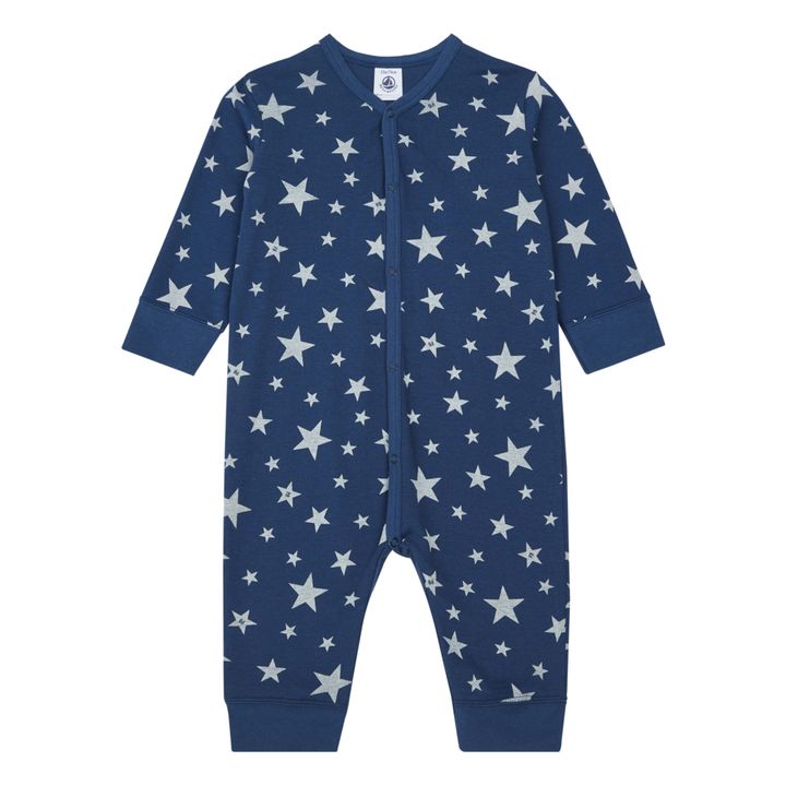 Pijama Sleep Well Stars | Azul Marino- Imagen del producto n°0