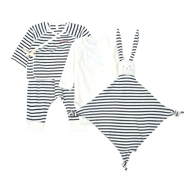 Sailor Stripes Birth Gift Set | Azul Marino
