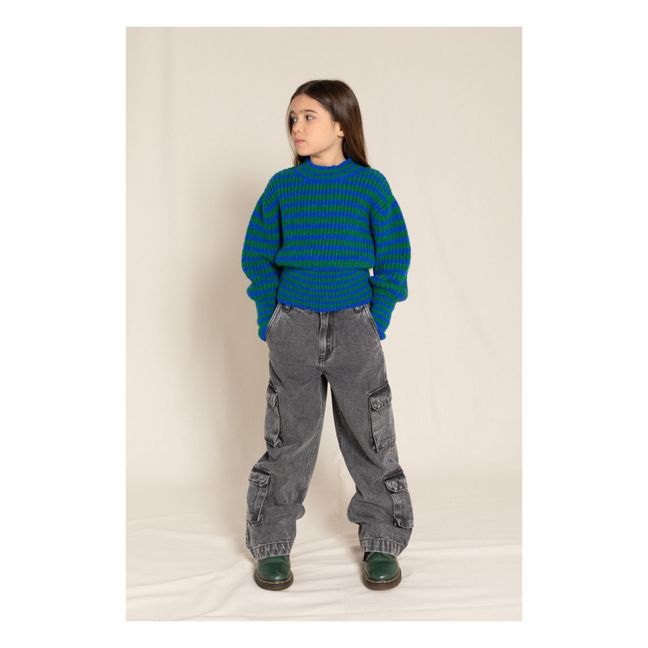 Pantalon Cargo Large Carter | Noir