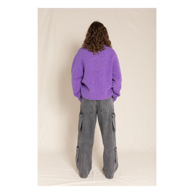 Pantalon Cargo Large Carter | Noir