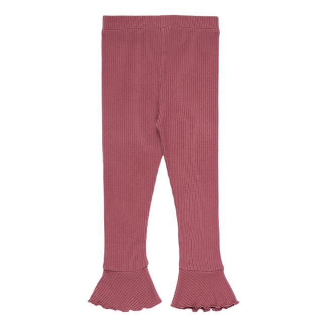 Legging Betsy Flare Coton Responsable | Raspberry red