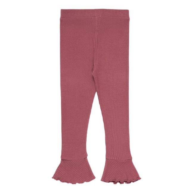 Legging Betsy Flare Coton Responsable | Rouge framboise