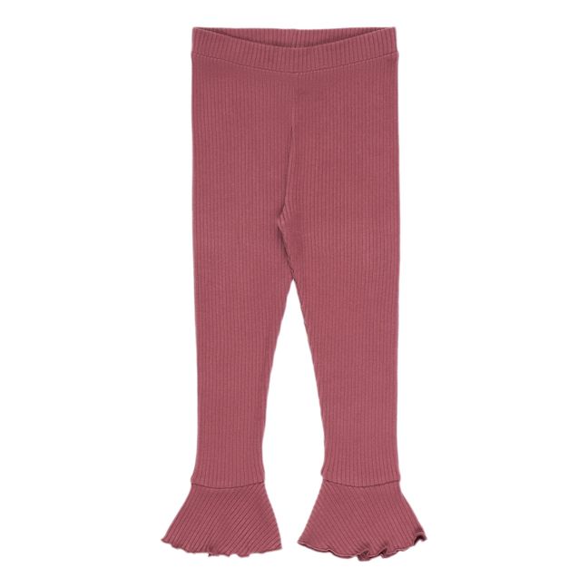 Legging Betsy Flare Coton Responsable | Rouge framboise
